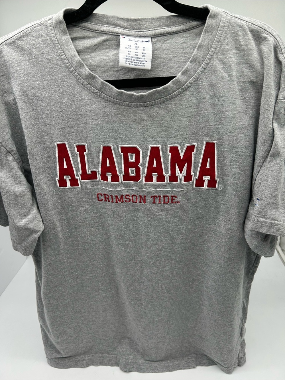 Alabama Crimson Tide XL Gray T-Shirt
